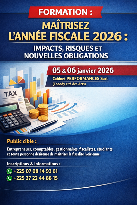 FORMATION INTER-ENTREPRISE SUR LE THEME : L'ANNEXE FISCALE 2026